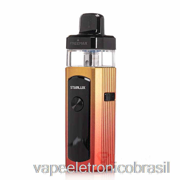 Vape Eletrônico Freemax Starlux 40w Pod System Ouro Vermelho